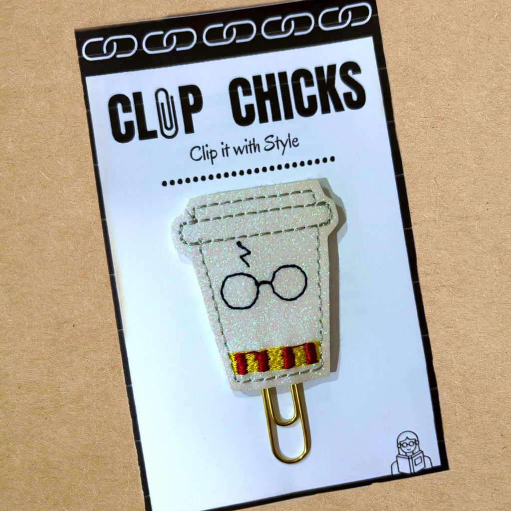 Clip Chicks' Wizard Cup inspired by harry potter, is shown in its package.