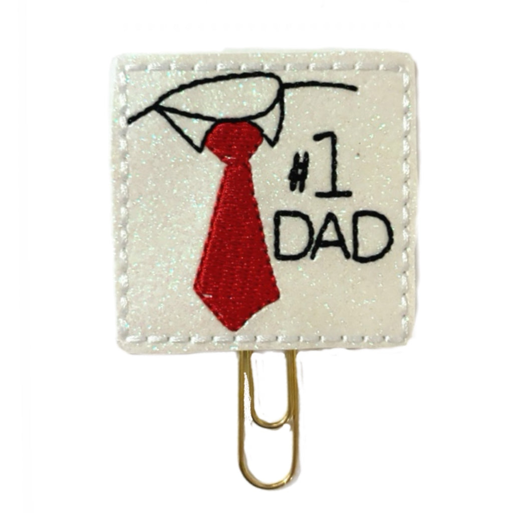 #1 Dad novelty paper clip from Clip Chicks.