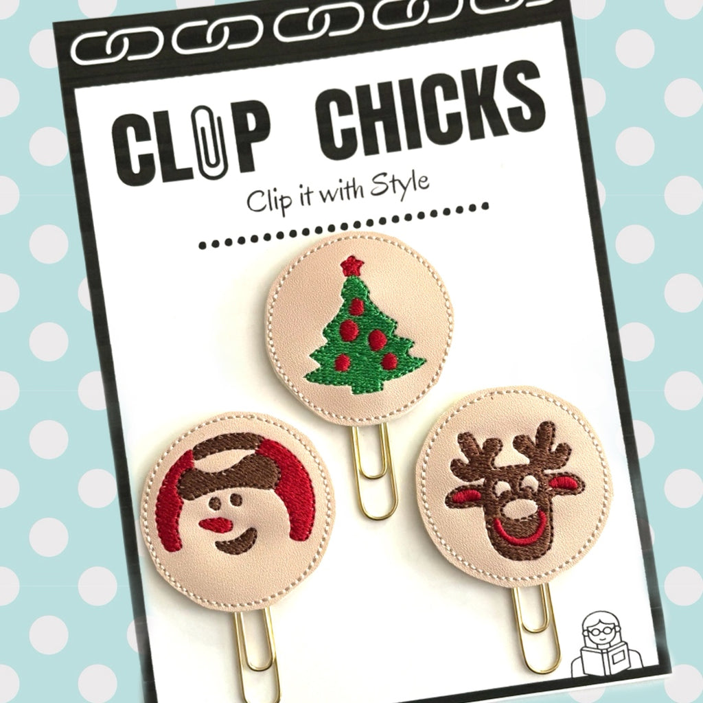 Clip Chicks' Slice and Bake Cookies set are shown in their package.