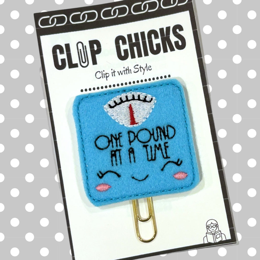 Clip Chicks' Scale paper clip is shown in a package.