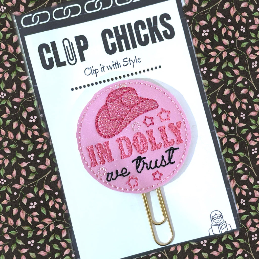 Clip Chicks' In Dolly We Trust is shown in its package.