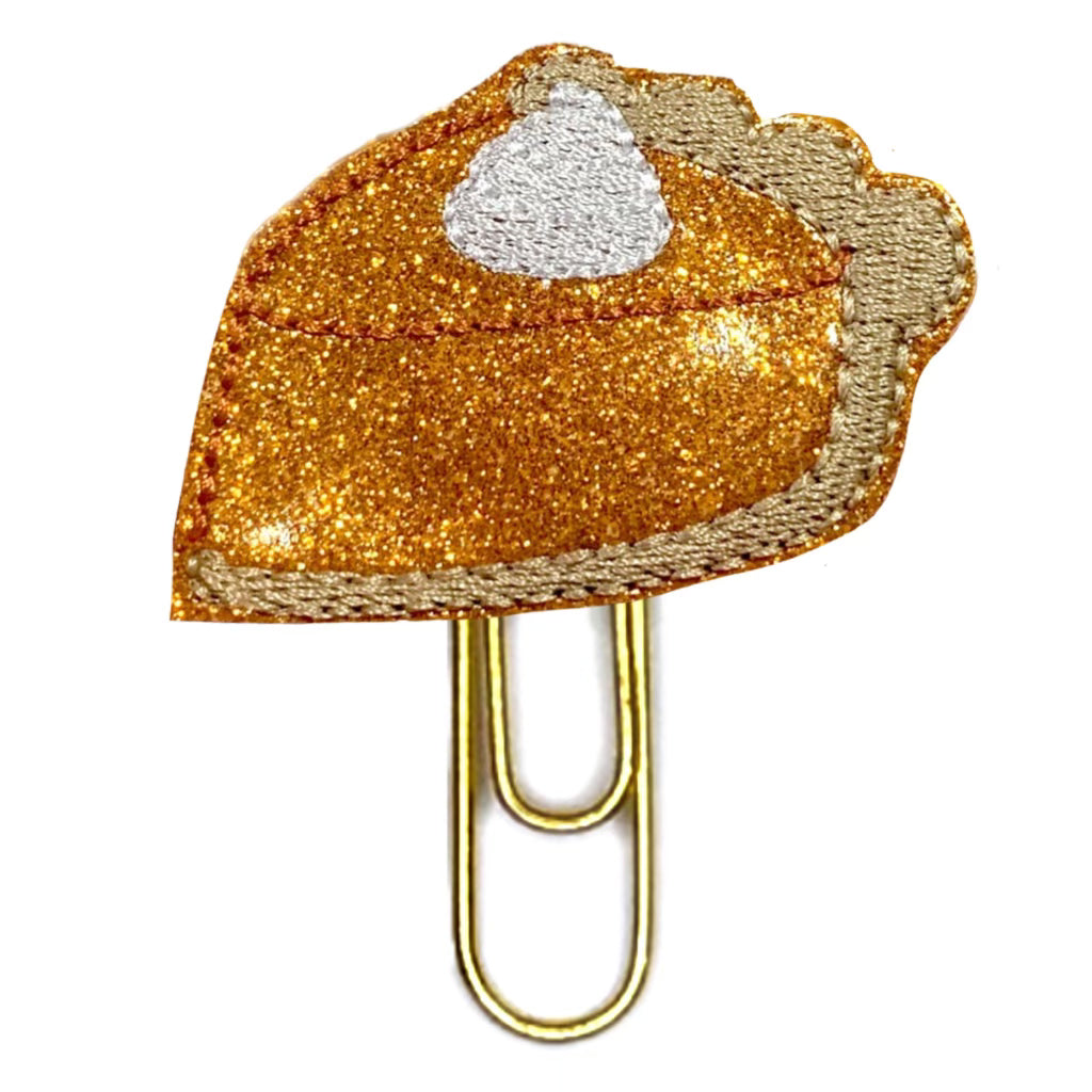 Pumpkin Pie novelty paper clip.