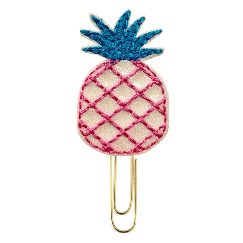 Clip Chicks' Pineapple novelty paper clip is shown on a white background.