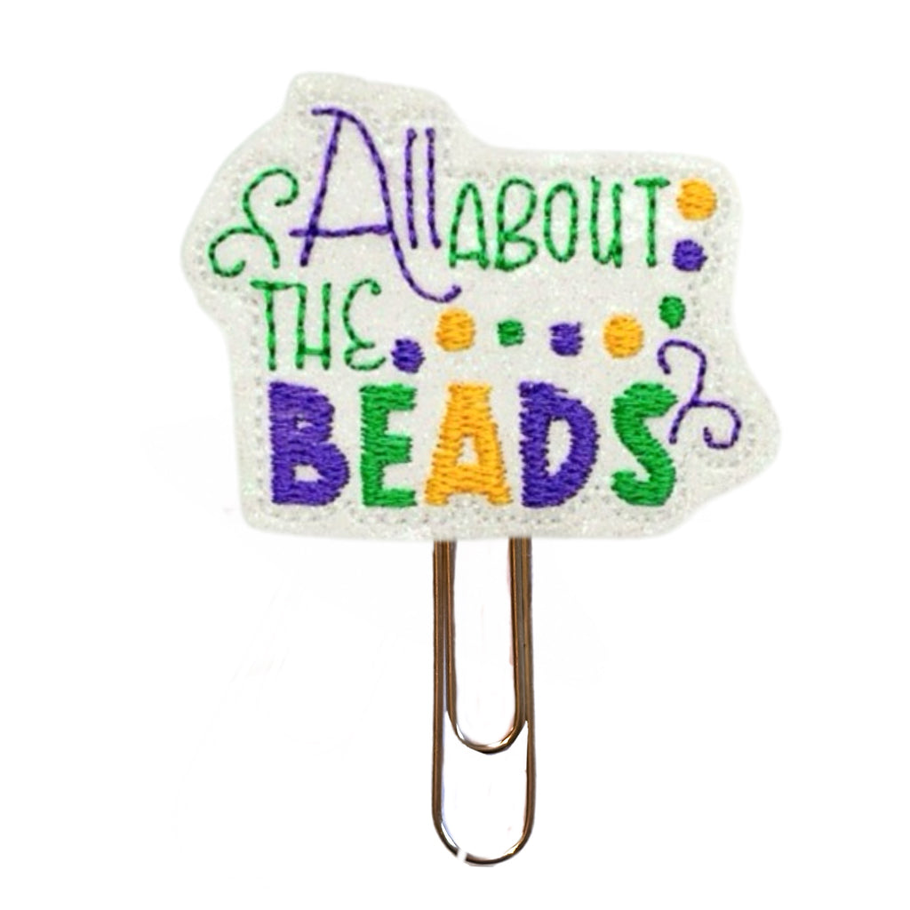 All About the Beads novelty paper clip,